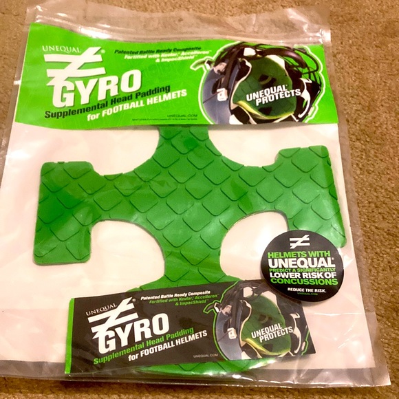 Other Unequal Gyro Supplemental Head Padding For Football Helmets
